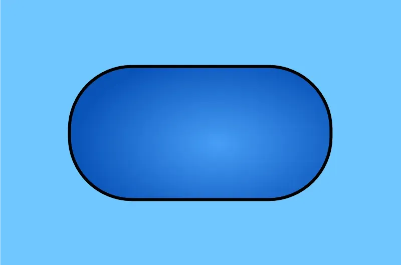 Oval and round shape for swimming pool.